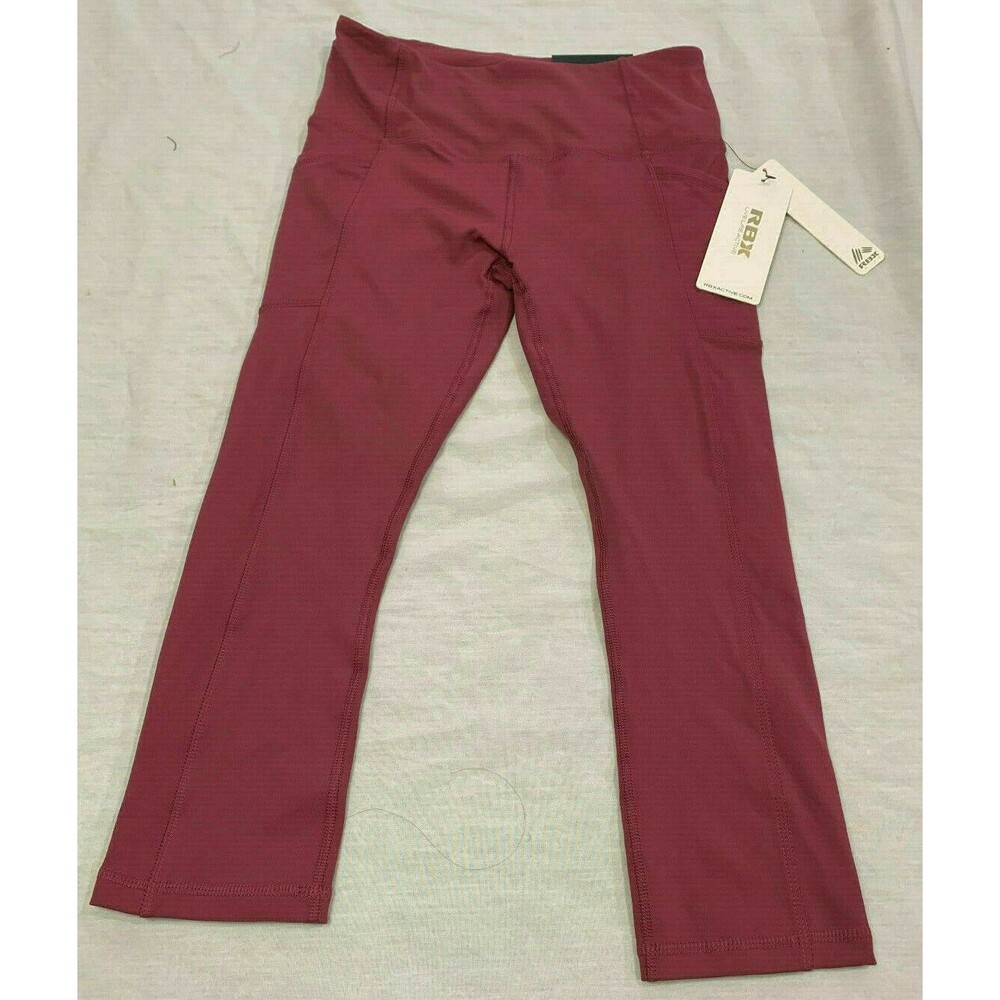 NWT RBX WOMENS ATHLETIC YOGA CAPRI LENGTH LEGGING SIZE M